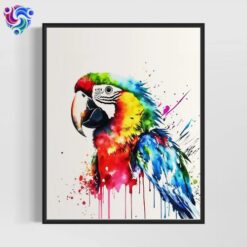 Colorful Parrot at GLAMPARIZZ